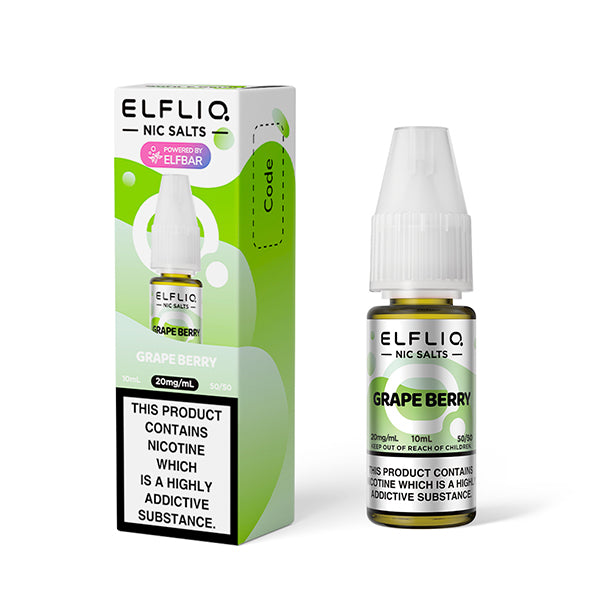 Elfliq nic salts Grape Berry