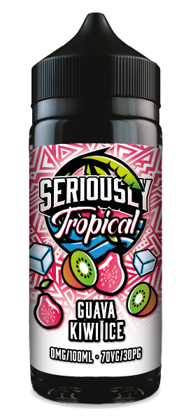 Seriously Tropical Guava Kiwi Ice 100ml Shortfill E-liquid