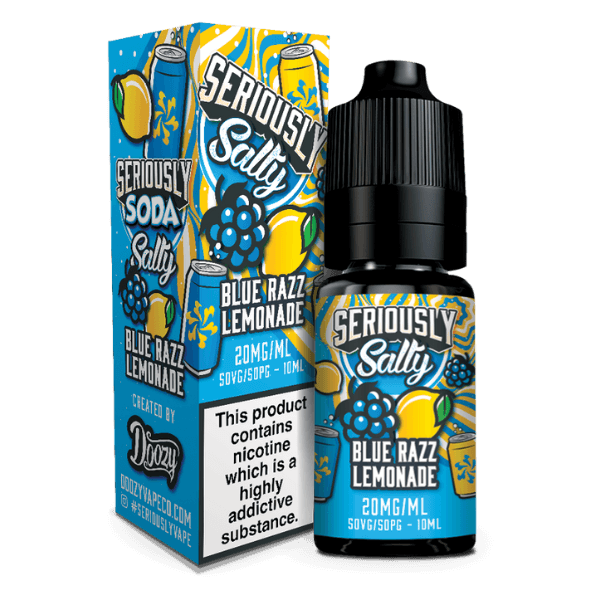 Seriously Salty Soda Blue Razz Lemonade