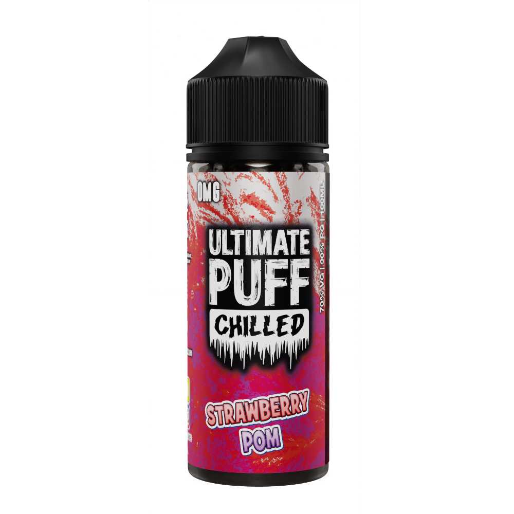 Chilled Strawberry Pom Ultimate Puff Chilled Shortfill E-liquid