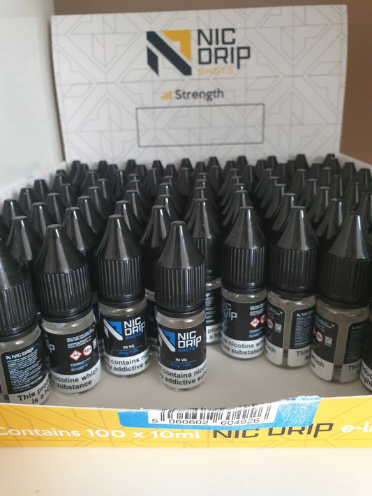 A guide to Nic Shots (freebase) selbyvapes