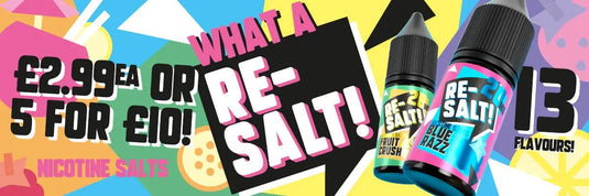 Re-Salt Nic Salt E-liquid - selbyvapes