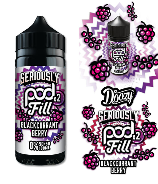 Seriously Pod Fill x2 Blackcurrant Berry