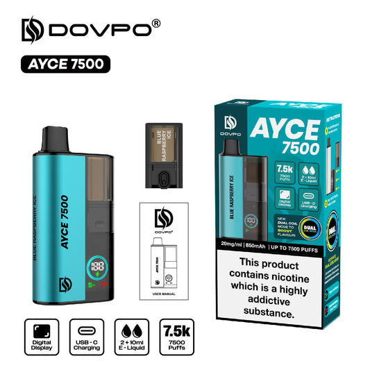 Dovpo Ayce 7500 Blue Raspberry Ice