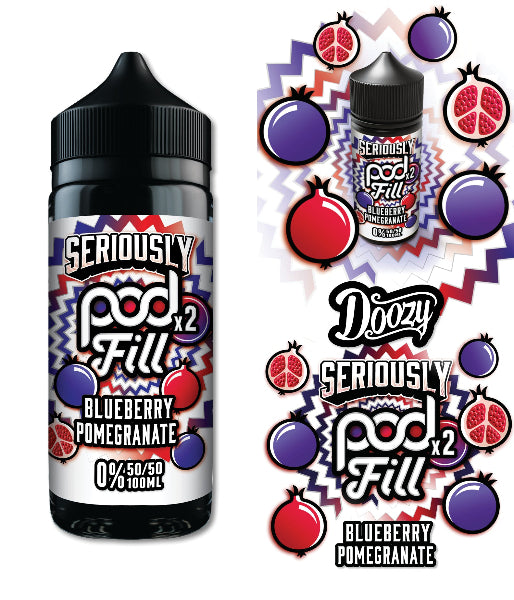 Seriously Pod Fill x2 Blueberry Pomegranate