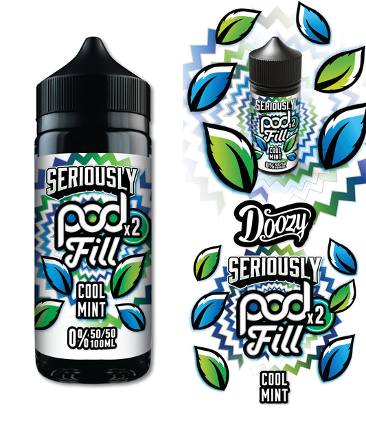 Seriously Pod Fill x2 Cool Mint