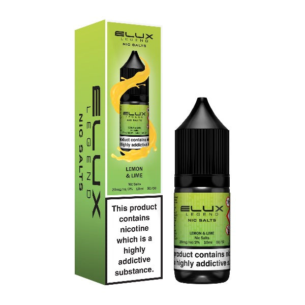 Lemon and Lime Elux Legend Nic Salts