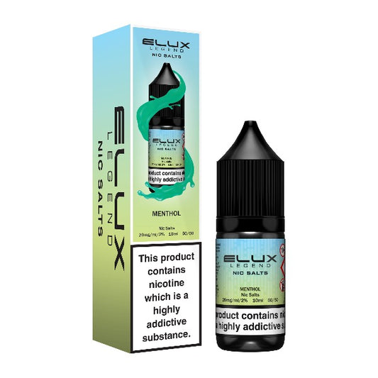 Menthol Elux Legend Nic Salts