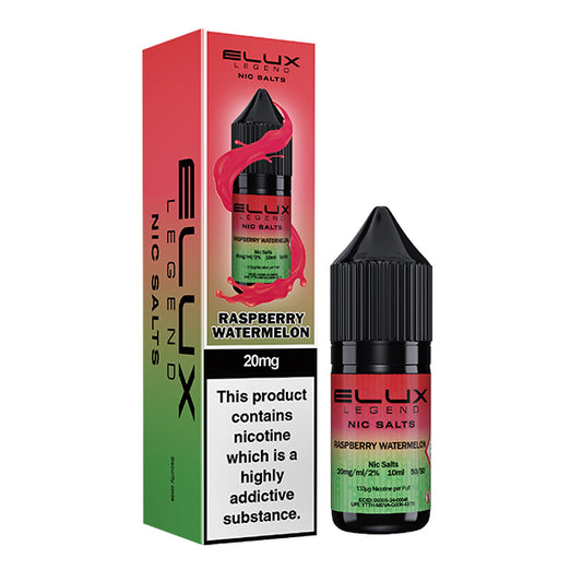 Raspberry Watermelon Elux Legend Nic Salts