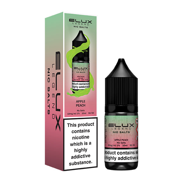 Apple Peach Elux Legend Nic Salts