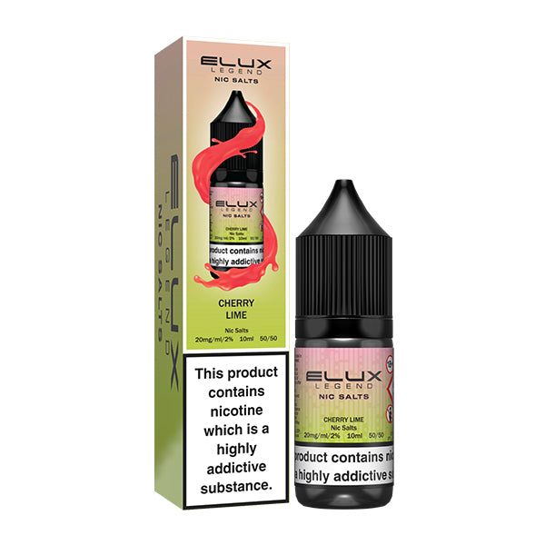 Cherry Lime Elux Legend Nic Salts