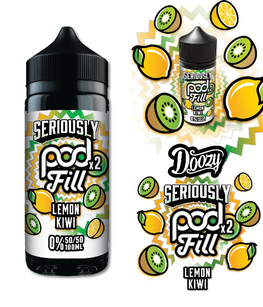 Seriously Pod Fill X2 Lemon Kiwi