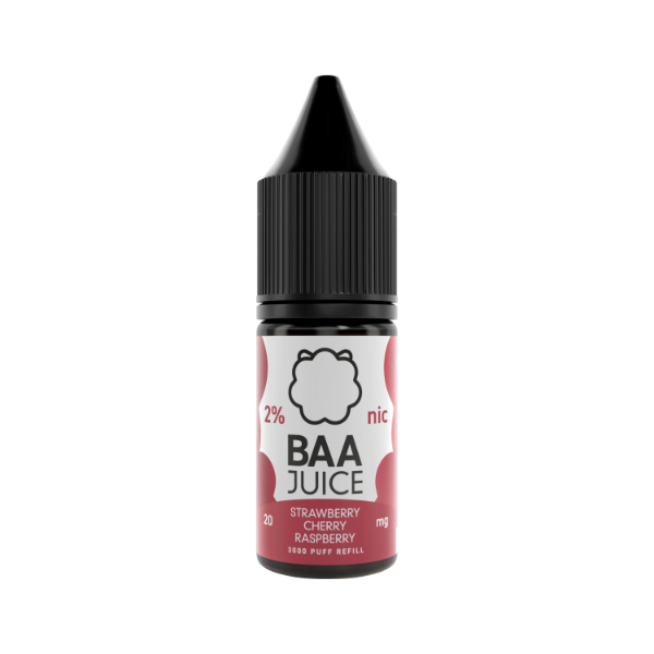 Baa Juice Strawberry Cherry Raspberry