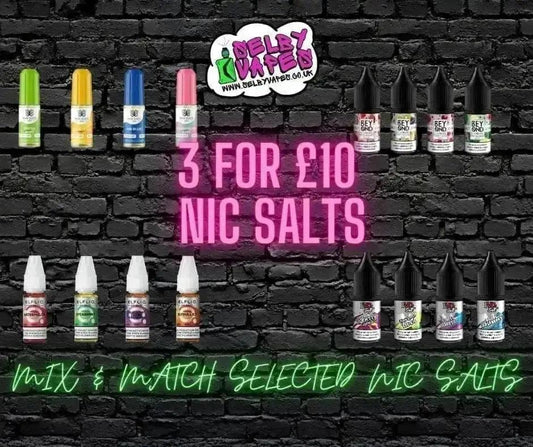 3 For £10 Nic Salts 