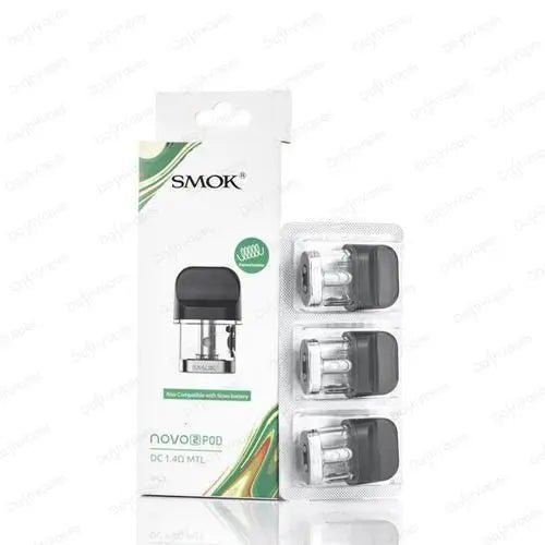 Smok Novo 2 Replacement Pods - MTL/Mesh/Quartz selbyvapes